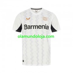 Camisola Bayer 04 Leverkusen Homem Equipamento Segundo 2024-2025 Manga Curta